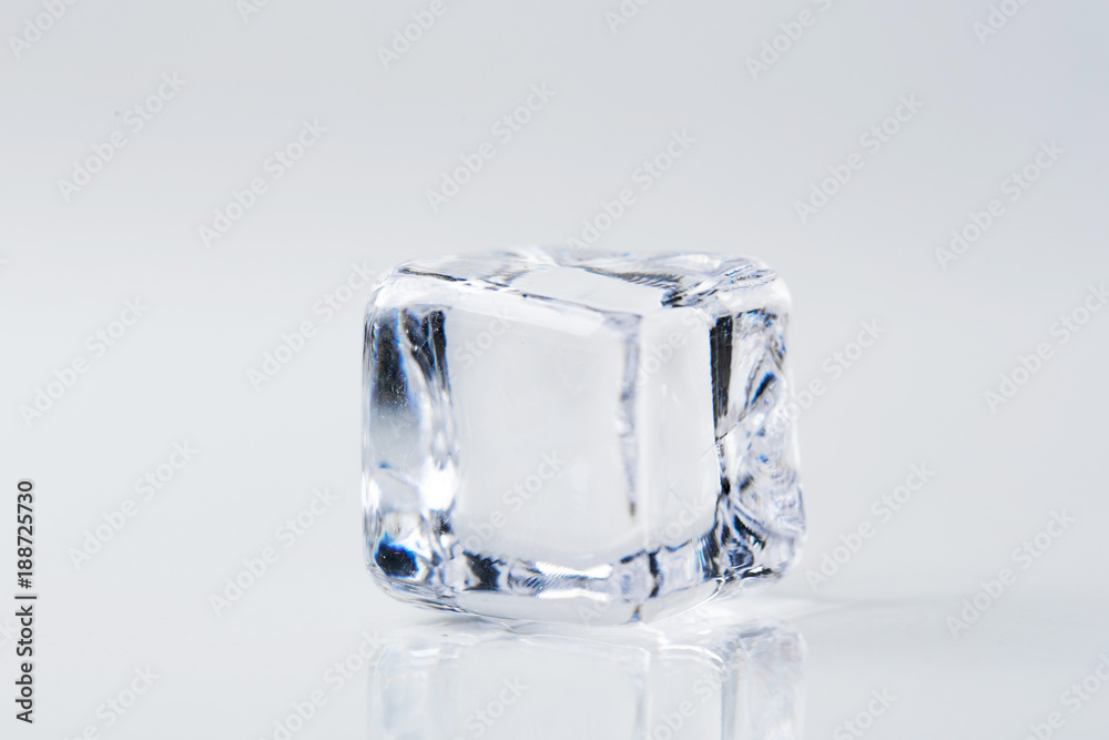 ice cubes with water drops on white background ice cubes with water drops on white background