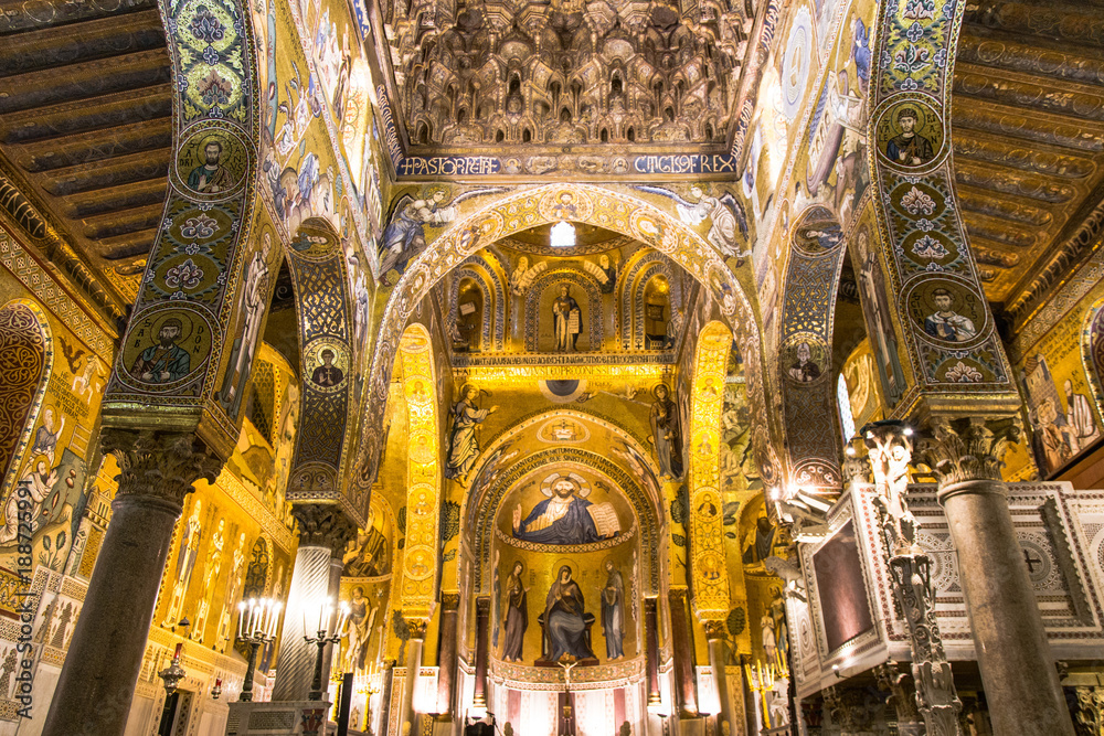 Fototapeta premium La Cappella Palatina a Palermo
