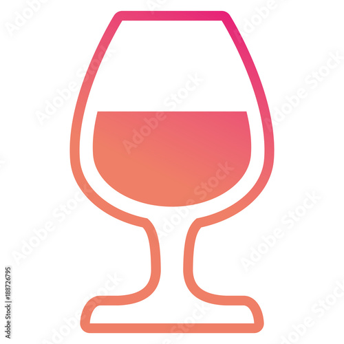 wine glass icon image
