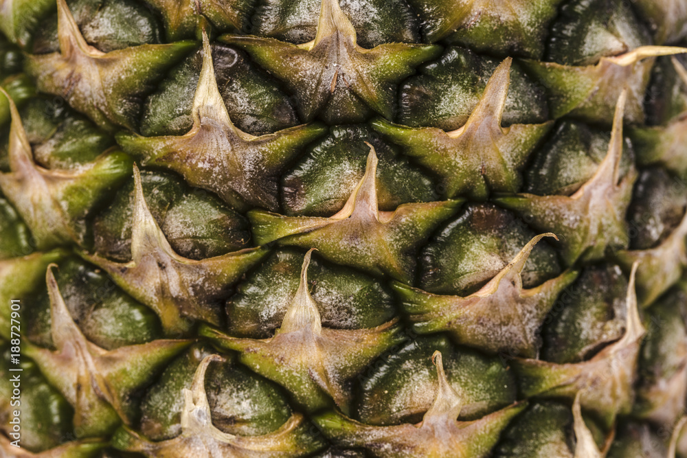 pineapple surface texture, close-up photo pineapple surface texture, close-up photo