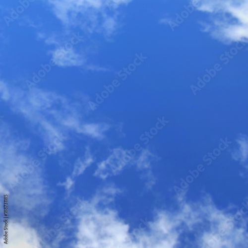 Blue sky and clouds texture