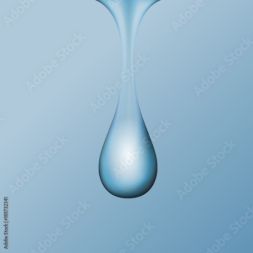 transparent water droplets