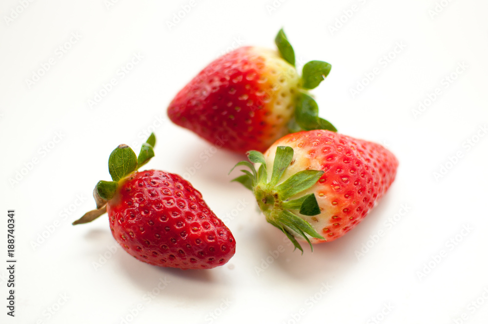 Fresas apetitosas y deliciosas Fresas apetitosas y deliciosas