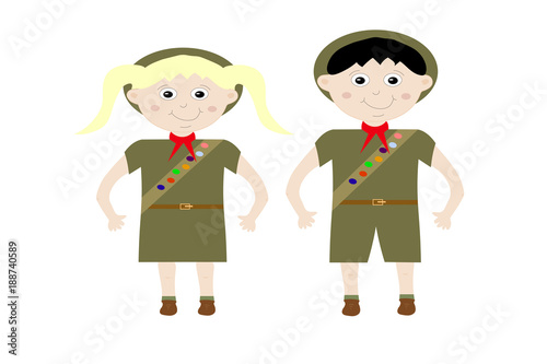 Boy and Girl Scouts