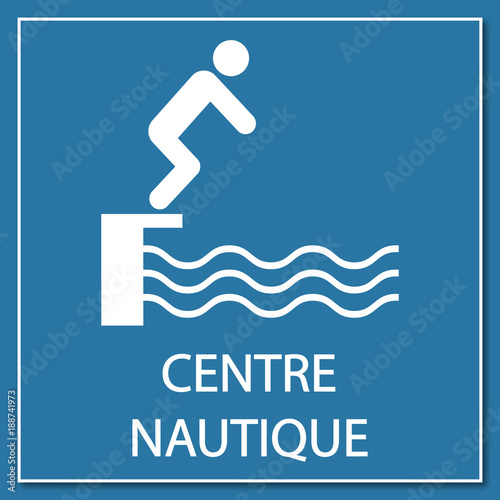 Logo centre nautique.
