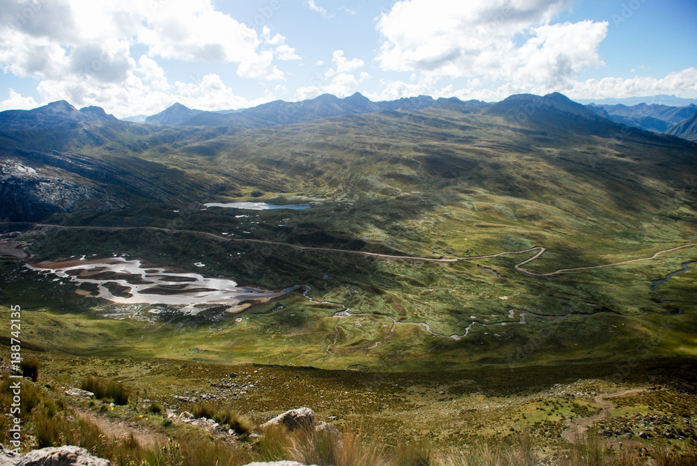 Fototapeta premium Landscape in Huayhuash
