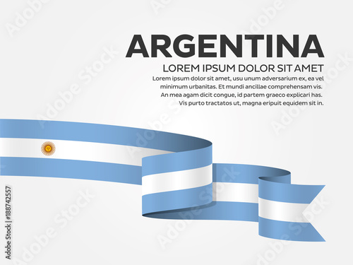 Argentina flag background