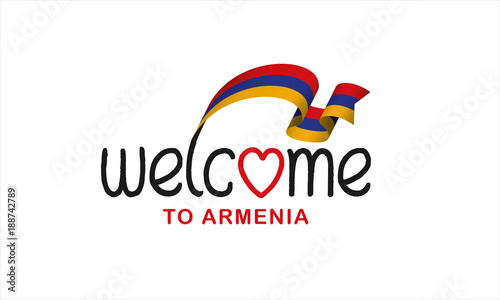 Armenia flag background