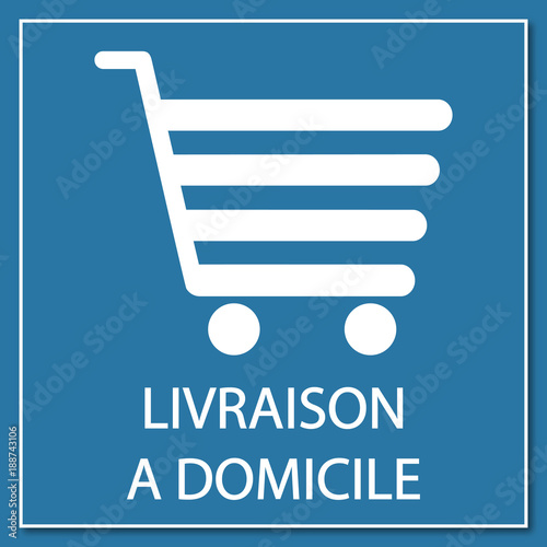 Logo livraison à domicile.