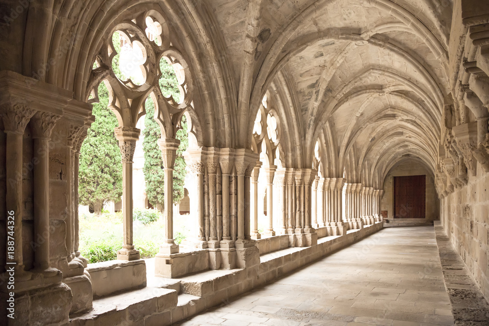 Galleries of Poblet Monastery