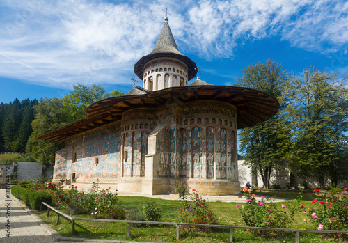 Voronet Monastery church, Romania