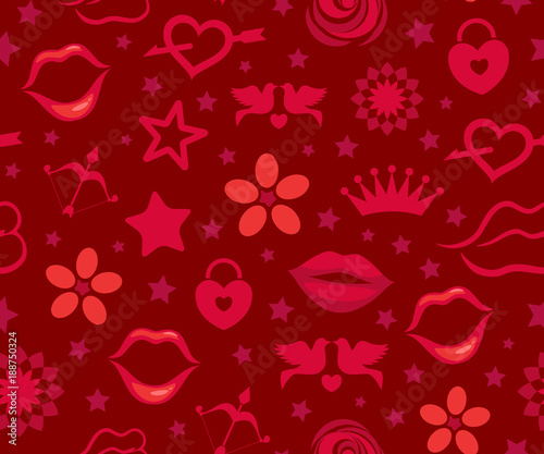 Velentine's Day Seamless Ve...