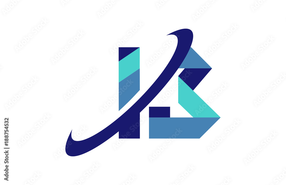 IB Ellipse Swoosh Ribbon Letter Logo IB Ellipse Swoosh Ribbon Letter Logo