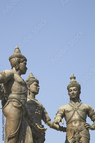Three Kings Monument  Chiang Mai  Thailand