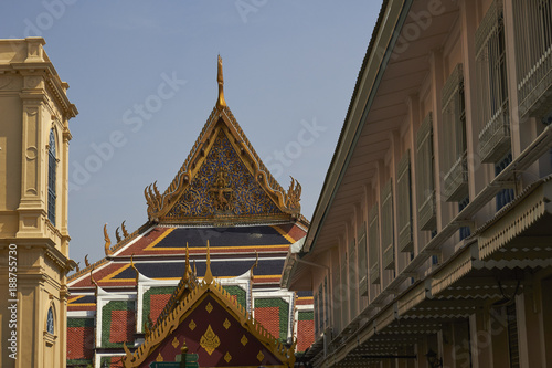 Wat Pho, temple of the reclining Buddha, Bangkok, Thailand