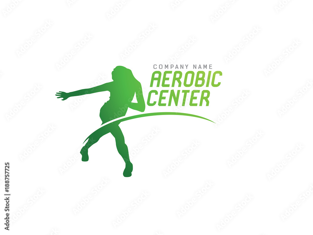 Obraz premium Aerobic logo