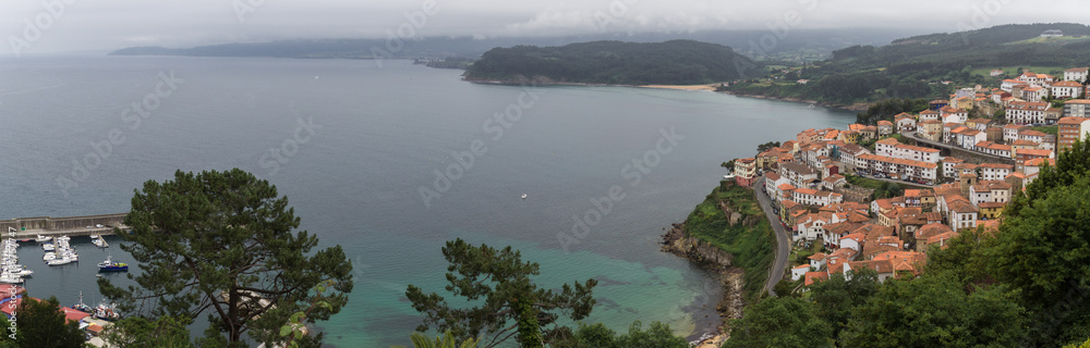 Lastres, a small town in the cost of the mountain