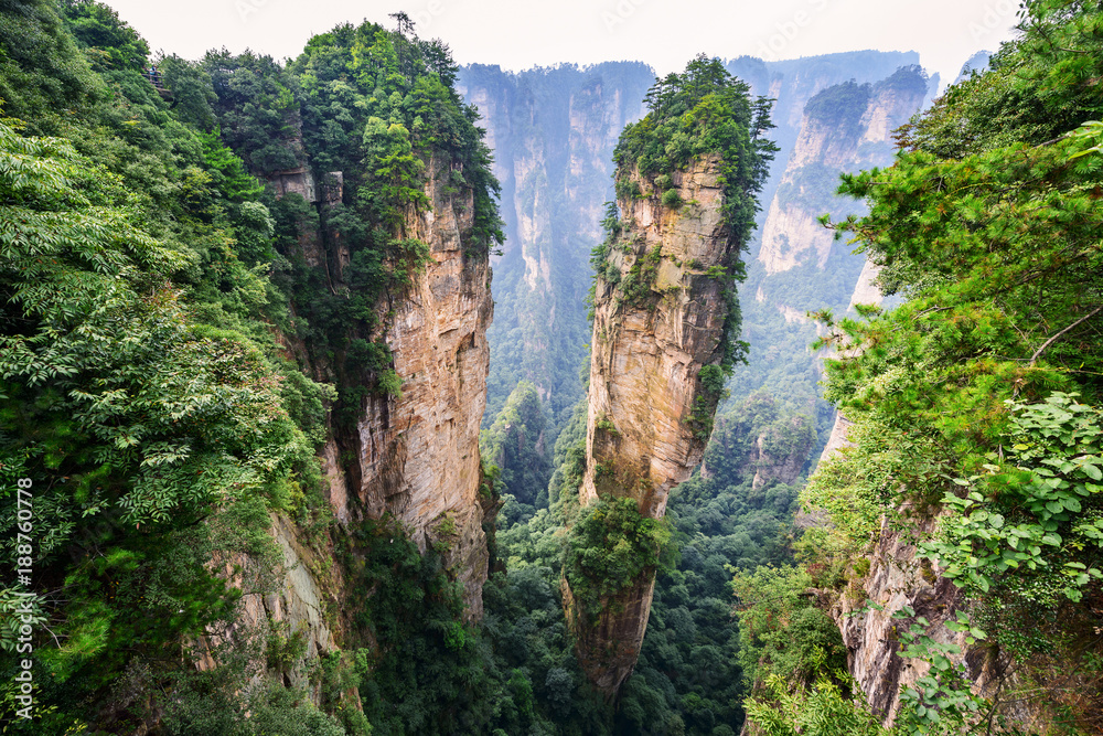 The Real Floating Mountains of Pandora  Wulingyuan National Park China   ZoomTravels