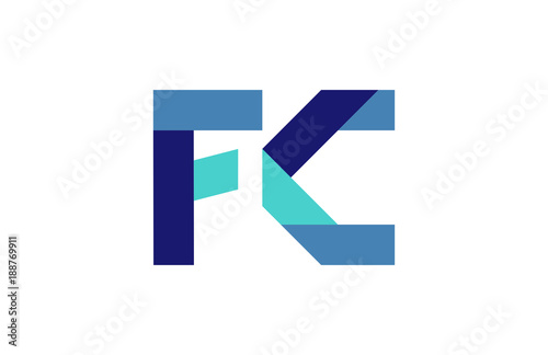 Free Download FC Ribbon Letter Logo - GFXLoad