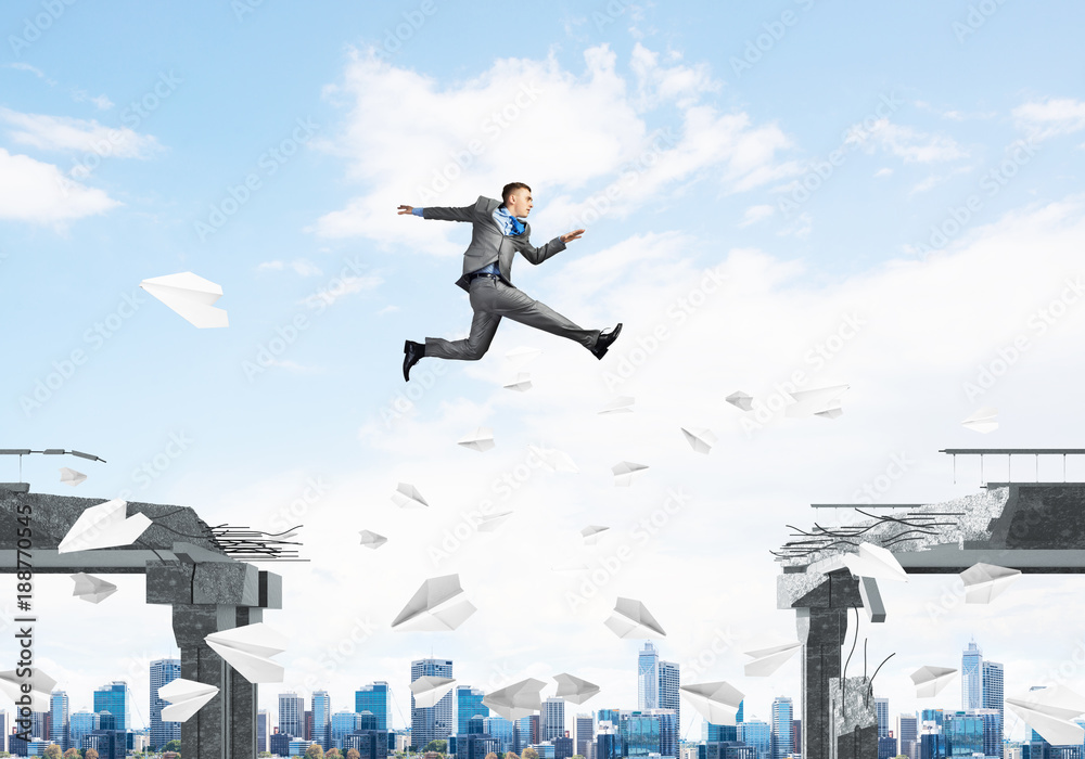 Problem and difficulties overcoming concept. Problem and difficulties overcoming concept.