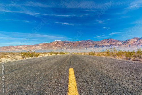 Photography Entrance Road to Death Valley National Park, California, United States