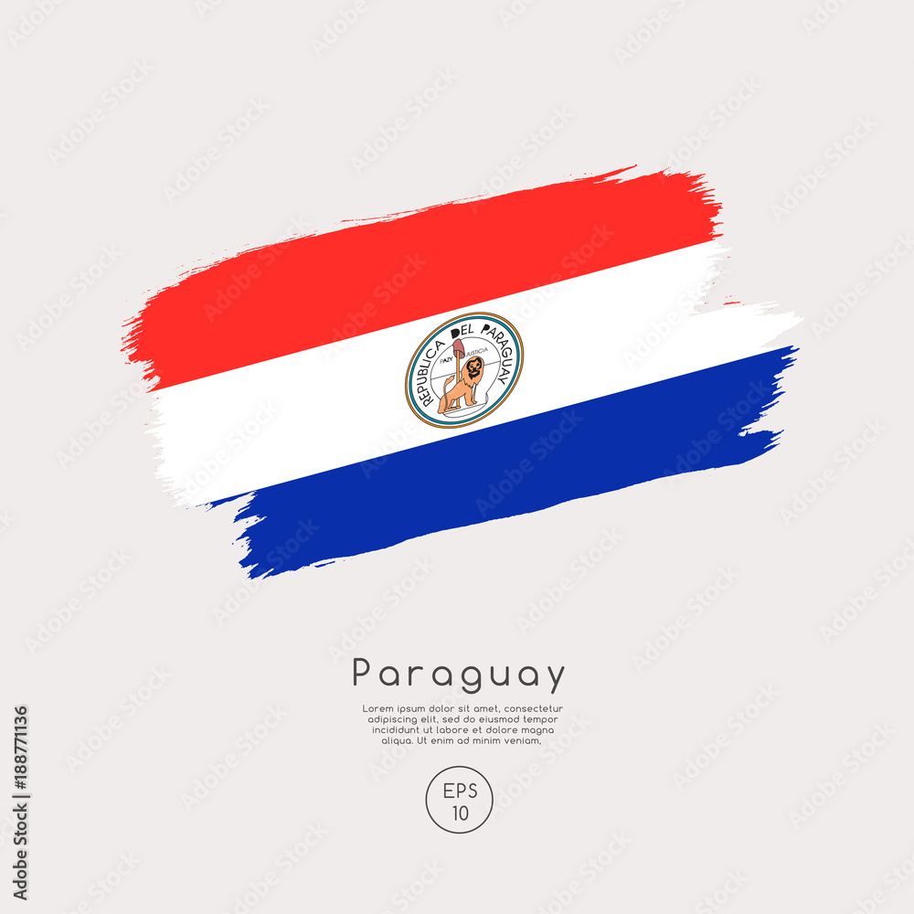 Obraz premium World Flag in Grunge Brush Stroke : Vector Illustration