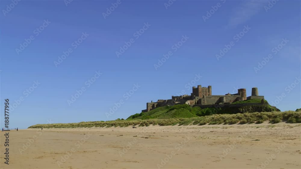 Bamburgh Castle; Northumberland; Northumberland, England Bamburgh Castle; Northumberland; Northumberland, England