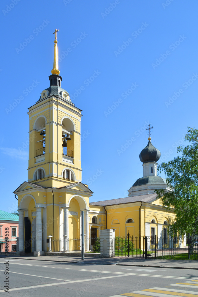 Obraz premium Moscow. Church of the assumption in the Cossack Sloboda
