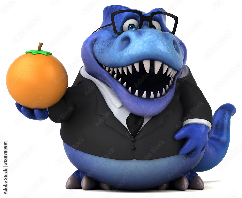 Fun Trex - 3D Illustration Fun Trex - 3D Illustration
