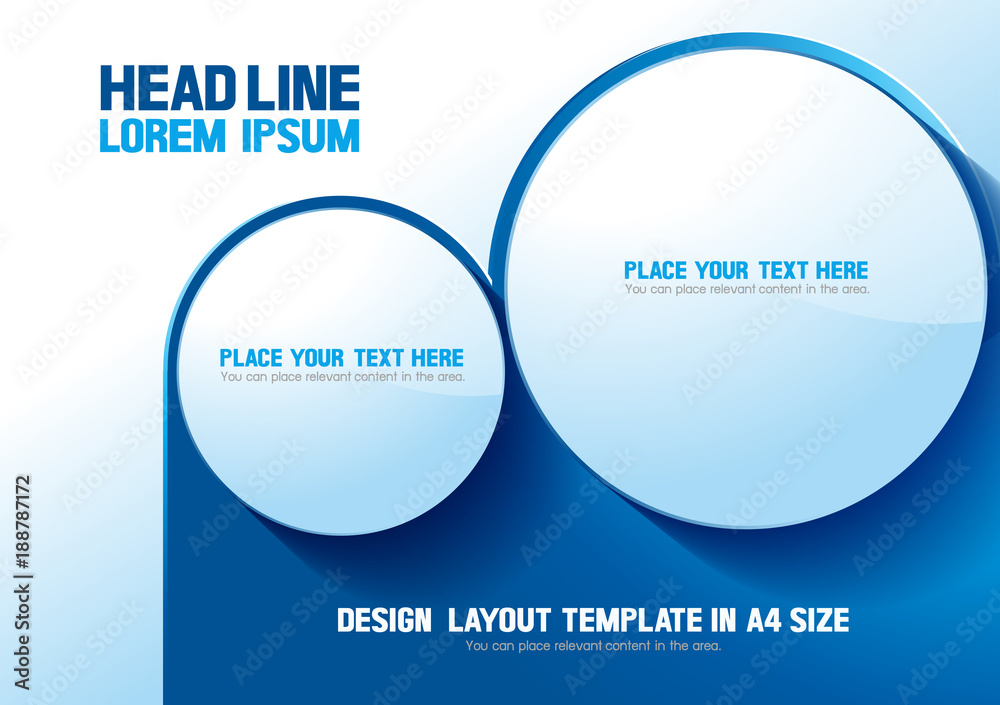 layout design template background. Business Vector illustration. you can place relevant content on the area.