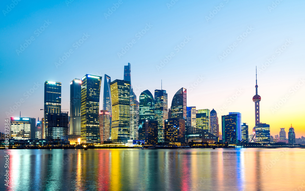 Shanghai city skyline Shanghai city skyline