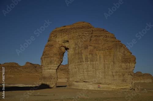 Elephant Rock, Al Ula , Saudi Arabia

Enormous Rock looks like Elephant in Al Ula, Hejaz Area, Saudi Arabia photo