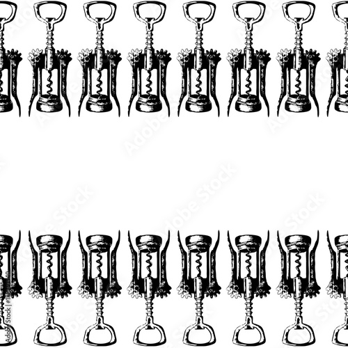 Corkscrew frame in white color for any design