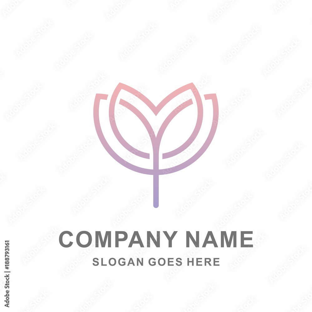 Clover Flowers Cosmetic Aromatherapy Fashion Beauty Skincare Business Company Stock Vector Logo Design Template Clover Flowers Cosmetic Aromatherapy Fashion Beauty Skincare Business Company Stock Vector Logo Design Template