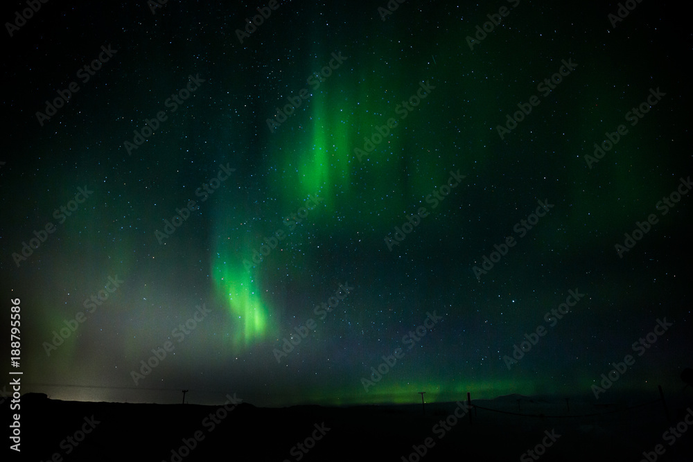 Aurora borealis - Polarlicht über Island