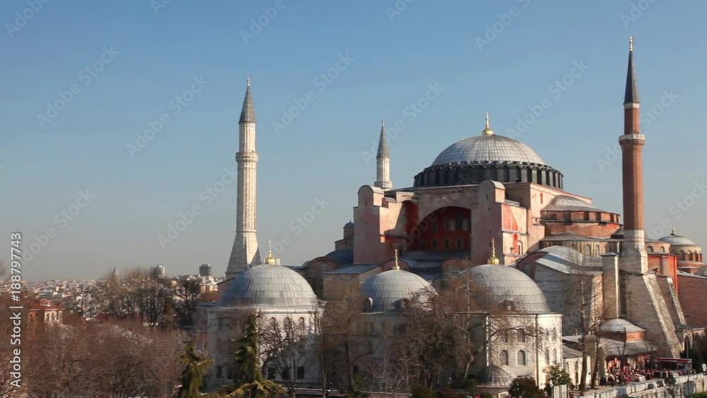 Haghia Sophia Mosque, Aya Sofya & Blue Mosque, Sultan Ahmet Camii; Istanbul, Turkey; Sultanahmet, Istanbul, Turkey