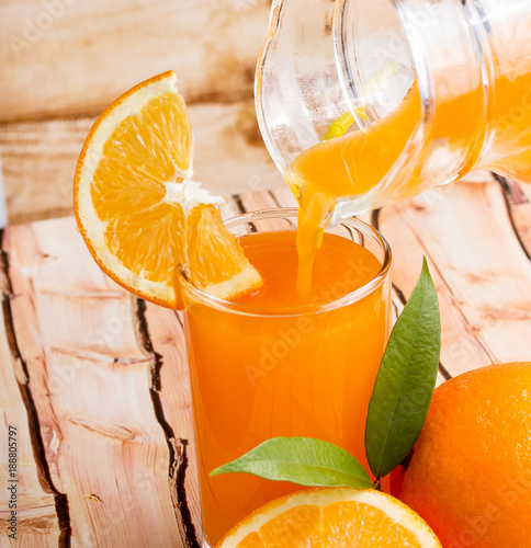 Orange Juice Drink Represents Citrus Fruit And Beverages