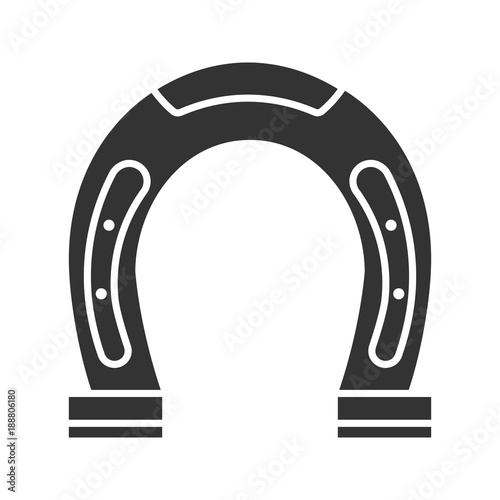 Horseshoe glyph icon