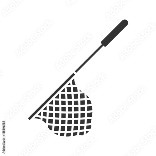 Scoop net glyph icon