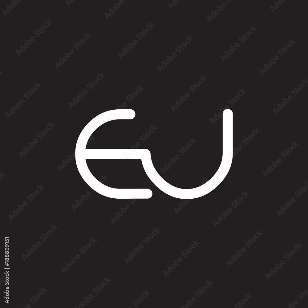 initial letter rounded logo modern white initial letter rounded logo modern white