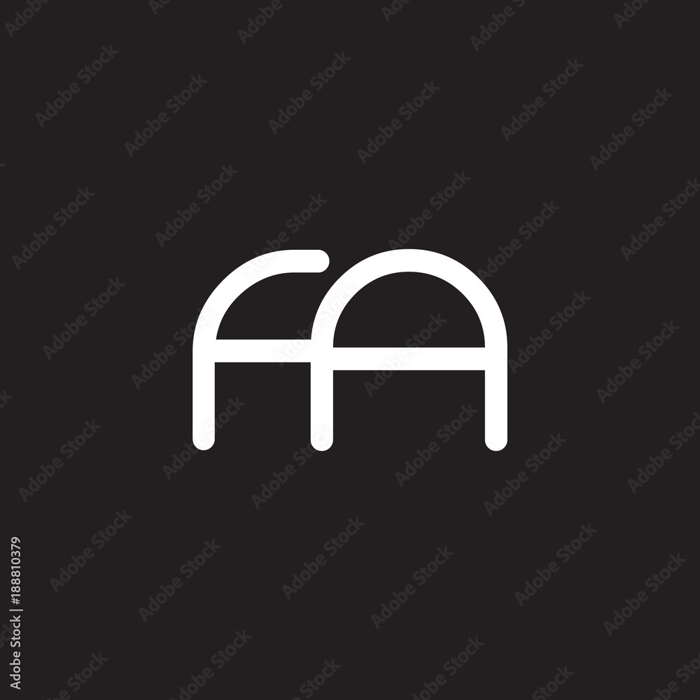 initial letter rounded logo modern white initial letter rounded logo modern white