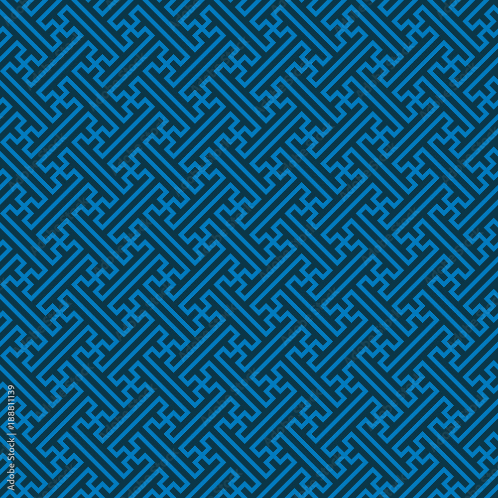 Seamless ethnic sayagata geometric pattern Seamless ethnic sayagata geometric pattern