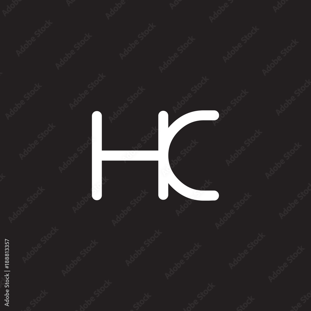 initial letter rounded logo modern white initial letter rounded logo modern white