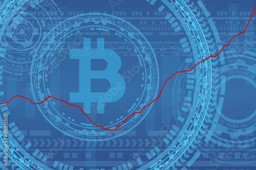 bit coin cyber chart wallpaper