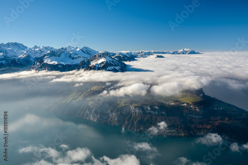 Swiss Alps as seen from Fronalpstock © Michal