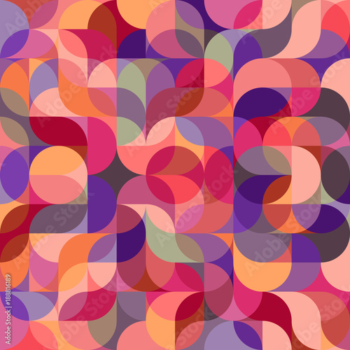 Abstract vector colorful geometric harmonic wave background