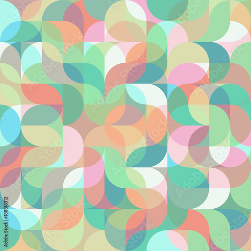 Abstract vector colorful geometric harmonic wave background
