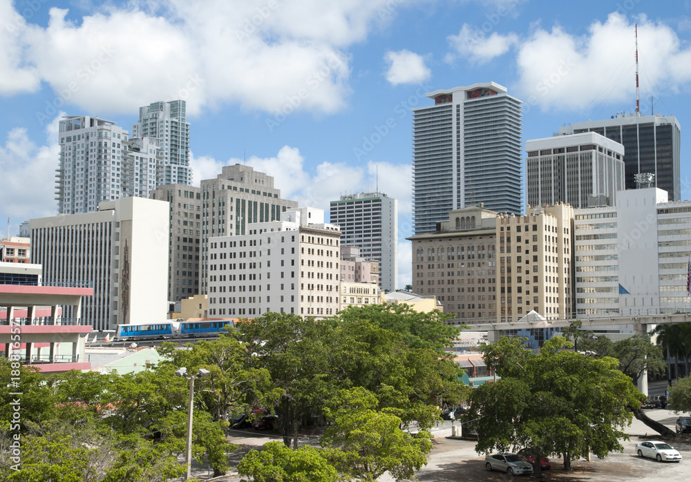 Miami Downtown Skyline