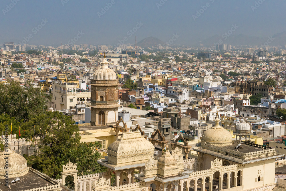 roofs of Udaipur, Rajasthan