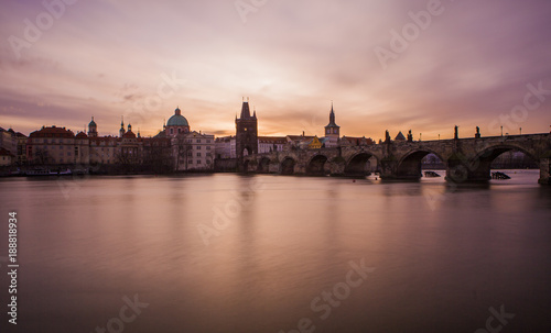 Charles Bridge  one of the famous places of the world. Prague  the Czech 